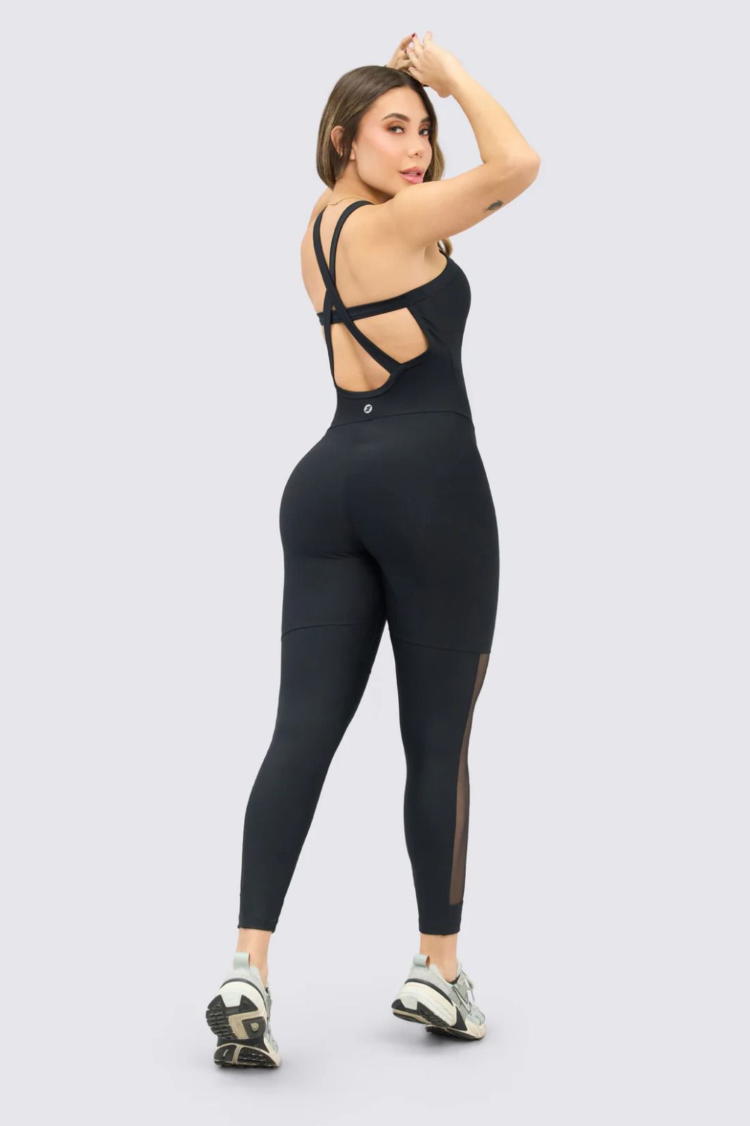 Jumpsuit with Breathable Mesh