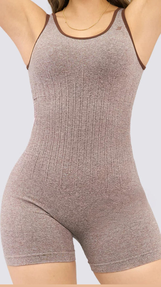 Seamless Short Sports Jumpsuit